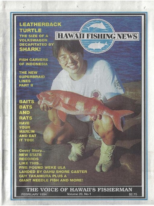 Title details for Hawaii Fishing News by Hawaii Fishing News, LLC - Available